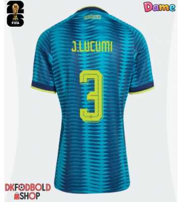 Colombia Jhon Lucumi #3 Udebanetrøje Dame VM 2026 Kort ærmer